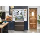 Haier FD 83 Serie 7 HB18FGSAAA Fridge-freezer, double-opening 539 l E Silver, Titanium