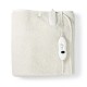 Nedis 1 Person, 150 x 80 cm, 3 Heat Settings, Washable, Overheating protection, Polyester / Synthetic, White