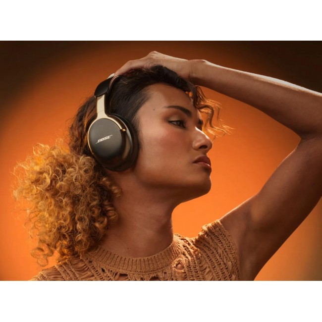 Bose 890101-0400 headphones/headset Wireless Head-band Calls/Music Bluetooth Black, Gold
