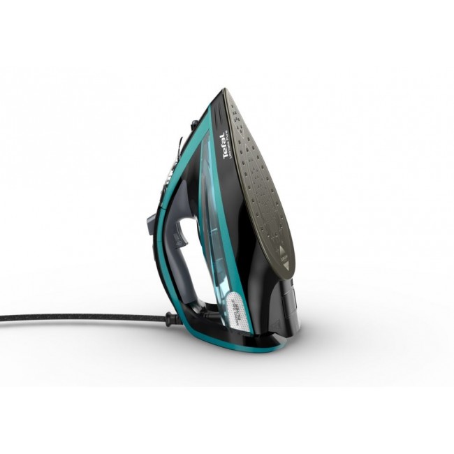 Tefal Ultimate Pure FV9844 Dry & Steam iron Durilium Autoclean soleplate 3200 W Black, Blue