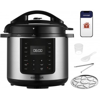 Concept CK8001 multi cooker 5.6 L 1000 W Black, Stainless steel