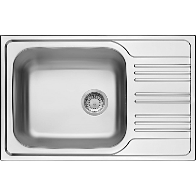 1-bowl steel sink with drainer