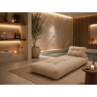 WOBA beige pouffe-mattress WOBA beige pouffe-mattress