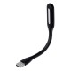 Activejet USB LED computer lamp for reading. Voltage 5V. Power 1.2W. PVC material. Product size 170*18.5*9mm. Black.