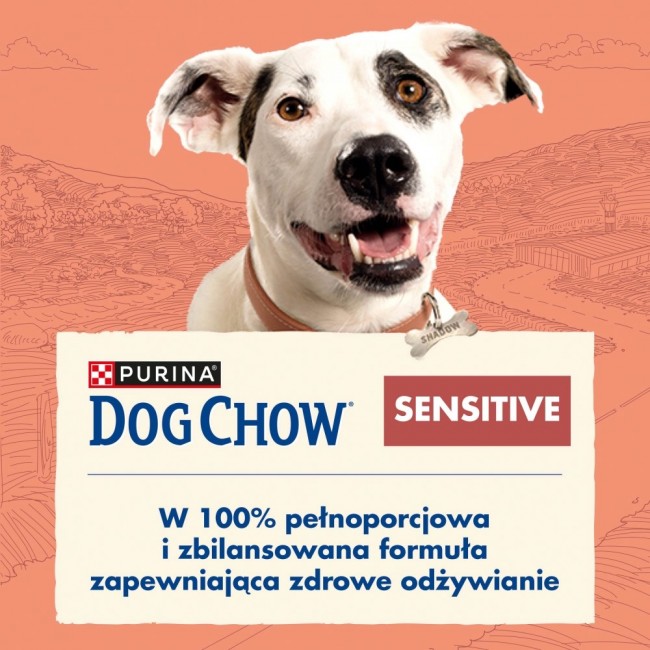 PURINA Dog Chow Sensitive Salmon - dry dog food - 14 + 2,5kg