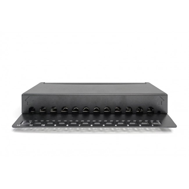 Digitus Desktop CAT 6A, class EA patch panel, shielded, black