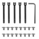 Maclean under-desk cable organizer, max. load 5kg, 2 levels, white, MC-104 W Maclean under-desk cable organizer, max. load 5kg, 2 levels, white, MC-104 W