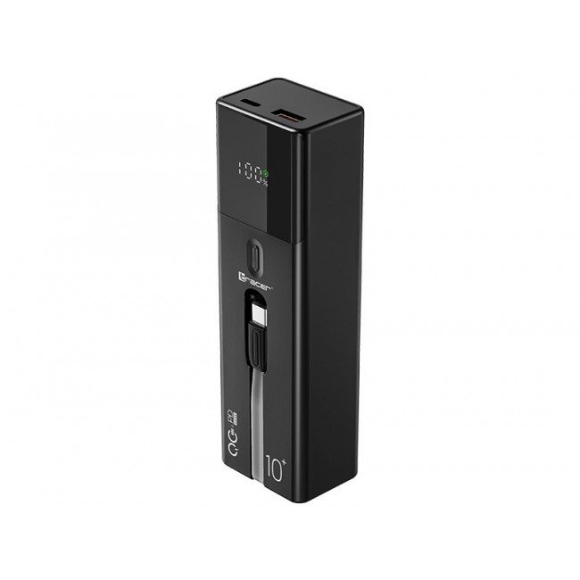 Tracer Quant 10000mAh 100W PD+QC, Black Tracer Quant 10000mAh 100W PD+QC, Black