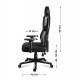 Huzaro Combat 6.2 Black RGB gaming chair