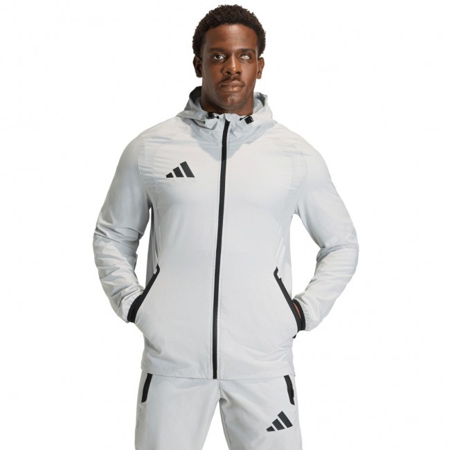 Kurtka męska adidas Tiro 26 Travel Windbreaker jasnoszara KD3336 S