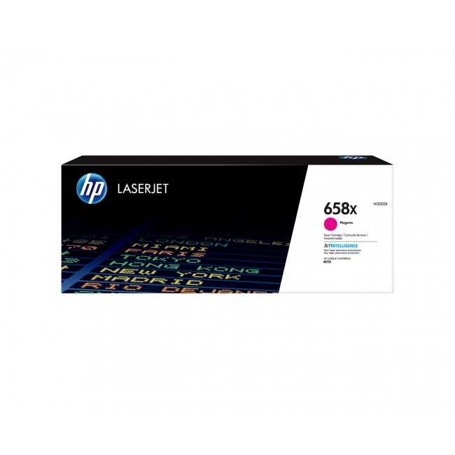 HP 658X High Yield Magenta Original LaserJet Toner Cartridge