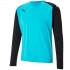 Puma teamPACER GK LS men's goalkeeper sweatshirt blue-black 704933 40 M