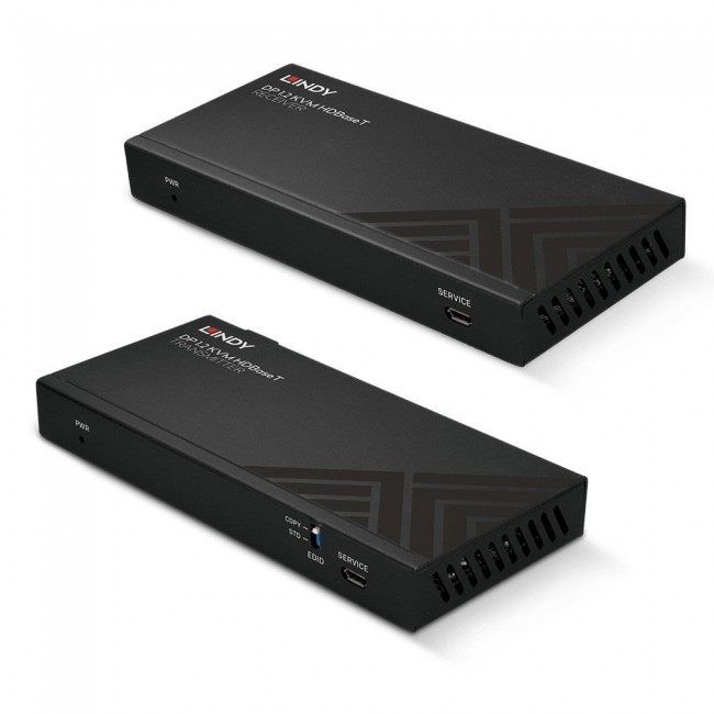 Lindy 150m Cat.6 DisplayPort 1.2, USB, IR and RS-232 HDBaseT KVM Extender