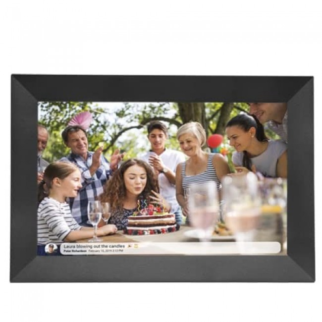 Denver PFF-1024BMK2 digital photo frame Black 25.6 cm (10.1