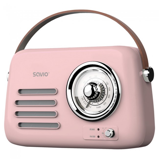 SAVIO RS-03 Portable radio, pink