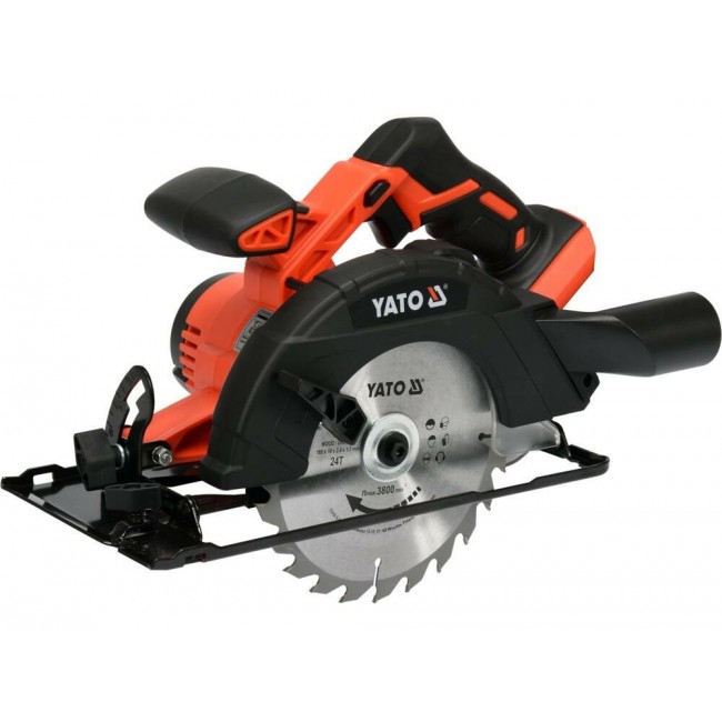 YATO CIRCULAR SAW 165mm 18V W/O BATTERIES AND CHARGER YATO CIRCULAR SAW 165mm 18V W/O BATTERIES AND CHARGER