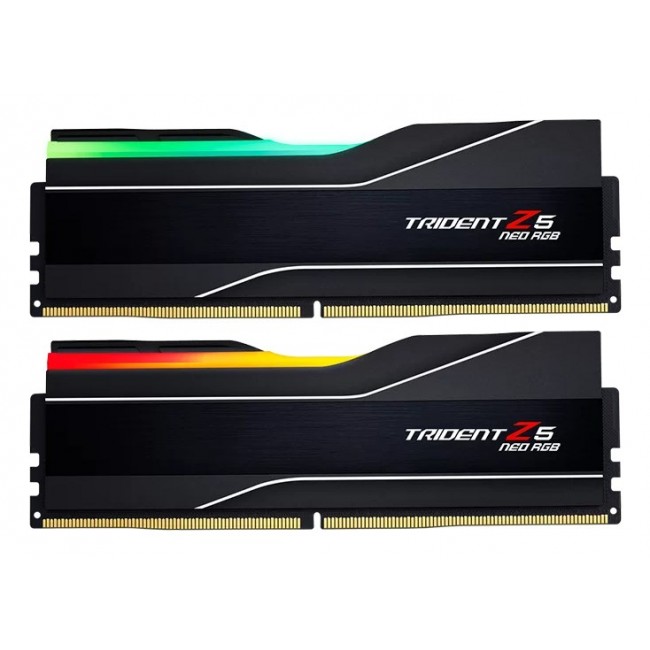 G.Skill Trident Z5 Neo RGB F5-6400J3239F24GX2-TZ5NR memory module 48 GB 2 x 24 GB DDR5 6400 MHz G.Skill Trident Z5 Neo RGB F5-6400J3239F24GX2-TZ5NR memory module 48 GB 2 x 24 GB DDR5 6400 MHz