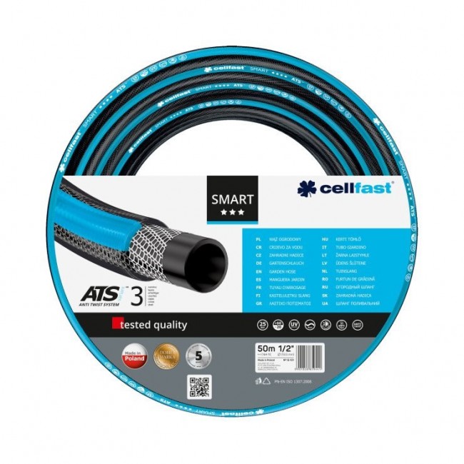 CELLFAST SMART ATSV garden hose 50 m Above ground Black, Blue CELLFAST SMART ATSV garden hose 50 m Above ground Black, Blue