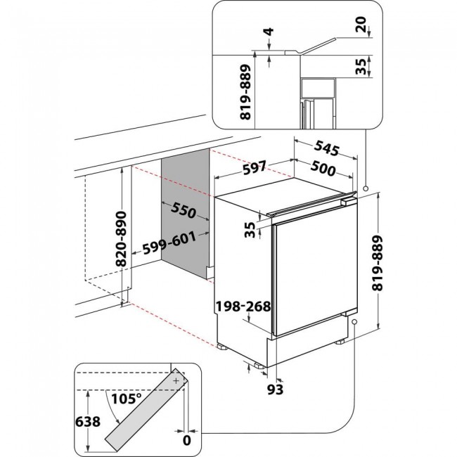 Refrigerator WHIRLPOOL WBUL021 Refrigerator WHIRLPOOL WBUL021