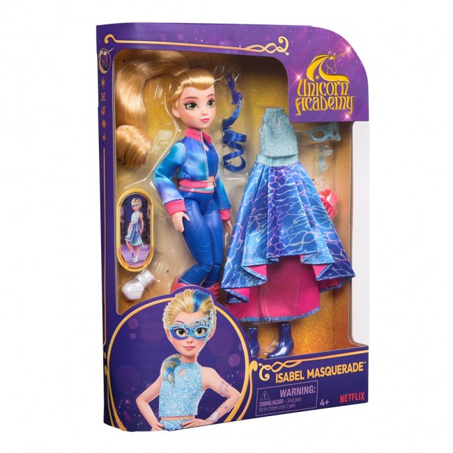 Unicorn Academy, Isabel Masquerade Ball Doll with 11 Accessories, 9.5 , Dolls & Unicorn Toys for Girls Unicorn Academy, Isabel Masquerade Ball Doll with 11 Accessories, 9.5 , Dolls & Unicorn Toys for Girls