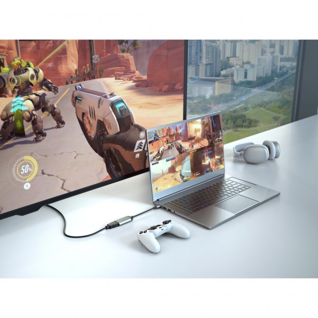 HYPER HD-H8K USB Type-C HDMI Stainless steel HYPER HD-H8K USB Type-C HDMI Stainless steel