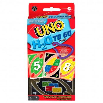 UNO H2O TO GO card game P1703 p12 MATTEL