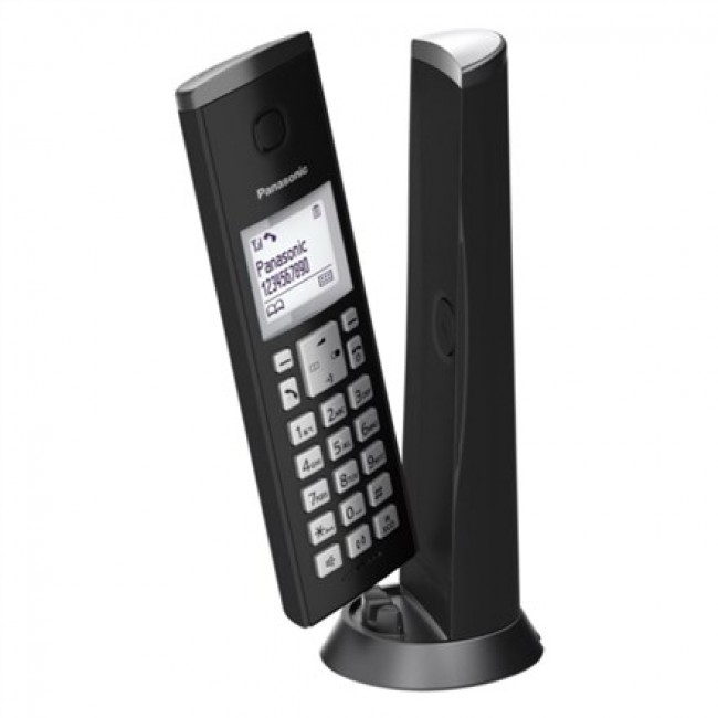 Panasonic KX-TGK210FXB telephone DECT telephone Caller ID Black