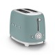 Smeg TSF01EGMEU toaster 6 2 slice(s) 950 W Chrome, Green