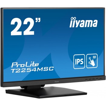 iiyama ProLite 21.5 P-CAP 10pt touch screen featuring IPS panel technology and Anti Glare coating