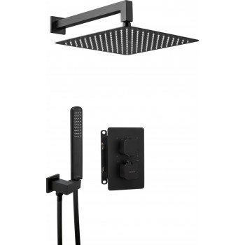 Concealed shower set with thermostatic BOX