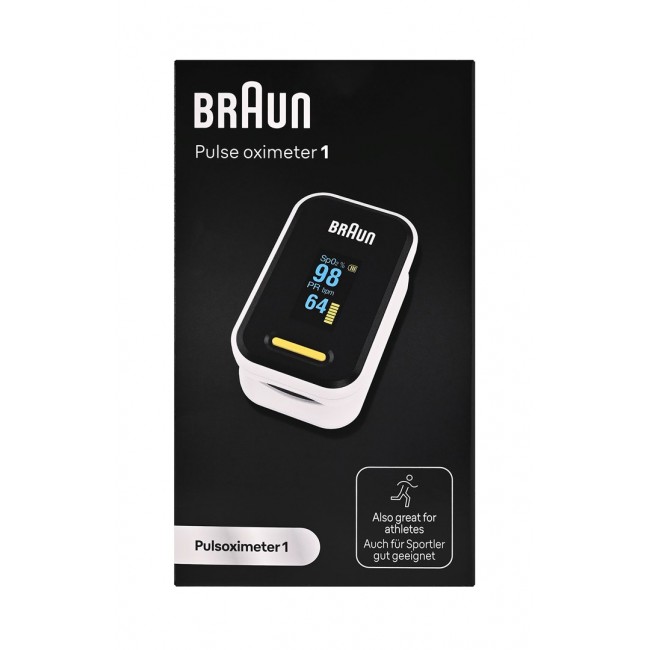 Braun YK-81CEU pulse oximeter Black, Stainless steel Braun YK-81CEU pulse oximeter Black, Stainless steel