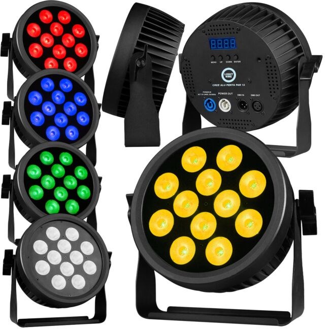 LIGHT4ME CREE ALU PENTA PAR 12 par light LIGHT4ME CREE ALU PENTA PAR 12 par light