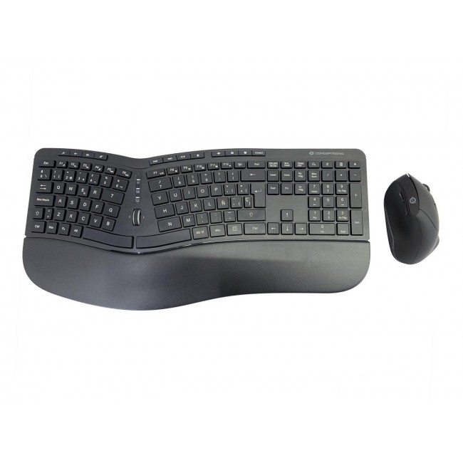 Conceptronic ORAZIO ERGO Wireless Ergonomic Keyboard & Mouse Kit, Spanish layout Conceptronic ORAZIO ERGO Wireless Ergonomic Keyboard & Mouse Kit, Spanish layout