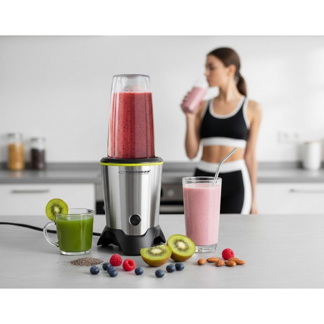 Esperanza EKM028 blender Tabletop blender 1000 W Black, Stainless steel