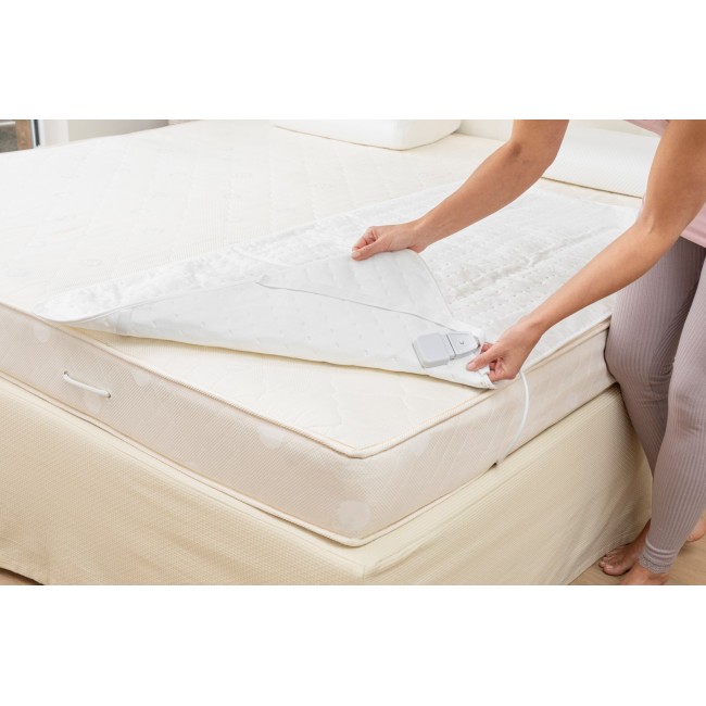 Heated mattress pad Medisana HU 662 Oeko-Tex standard 100 W White (150x80cm)