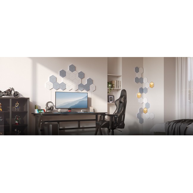 Govee H606A Glide Hexagon Light Panels Ultra 7-pack | LED lighting | RGBIC, 2.4 GHz Wi-Fi, Bluetooth