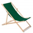 Classic beech lounger GreenBlue GB183 dark green