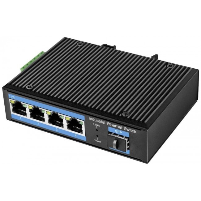 LogiLink NS204 network switch Unmanaged Gigabit Ethernet (10/100/1000) Black