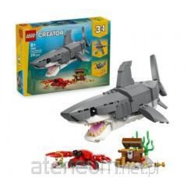 LEGO CREATOR 3 IN 1 31381 Fierce Shark with a Treasure Chest