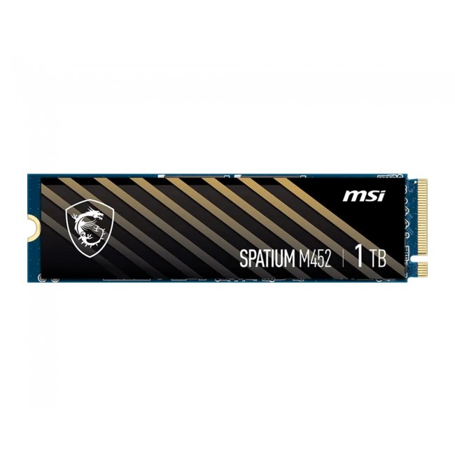 MSI SPATIUM M452 PCIE 4.0 NVME M.2 1TB internal solid state drive PCI Express 4.0 3D NAND