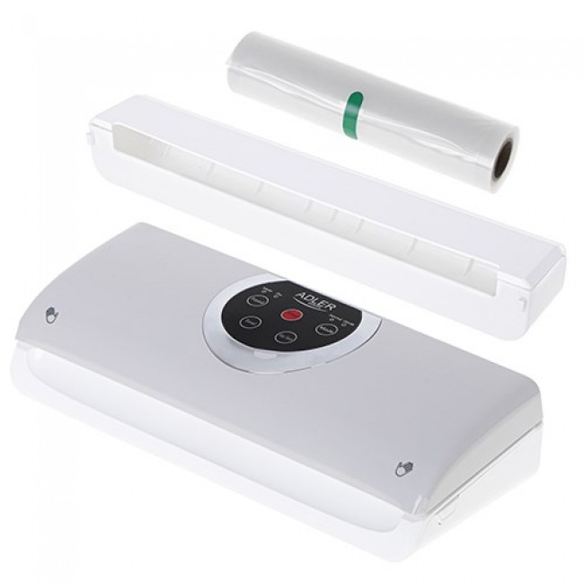 Adler AD 4503 vacuum sealer 800 mbar Grey, White Adler AD 4503 vacuum sealer 800 mbar Grey, White