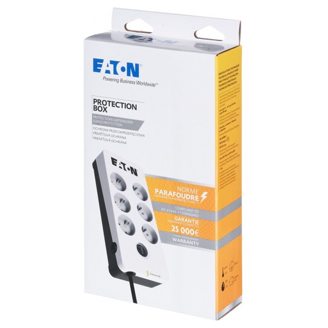 Eaton PB6F Protection Box 6 FR surge protection strip