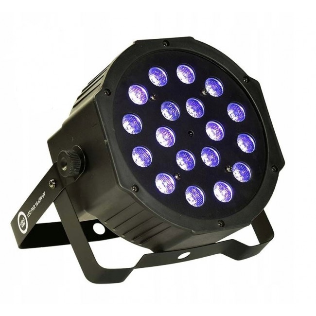 LIGHT4ME LED PAR 18x3W UV Ultraviolet Reflector LIGHT4ME LED PAR 18x3W UV Ultraviolet Reflector