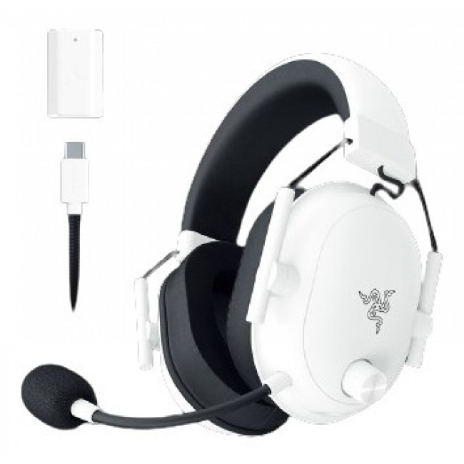 Razer BlackShark V2 HyperSpeed Headset Wired & Wireless Head-band Gaming USB Type-A Bluetooth White Razer BlackShark V2 HyperSpeed Headset Wired & Wireless Head-band Gaming USB Type-A Bluetooth White