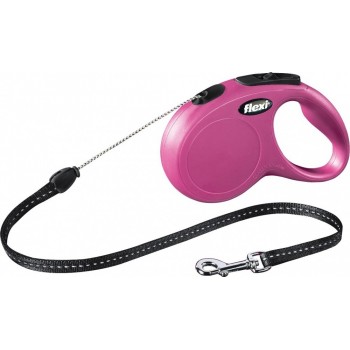 Flexi New CLASSIC 5 m Pink Dog Retractable lead
