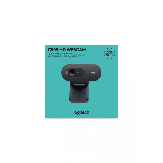 Logitech C505 webcam 1280 x 720 px USB Black