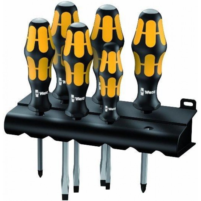 Wera 932/6 Kraftform Set Standard screwdriver