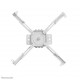Neomounts CL25-550WH1 Beamer ceiling mount - h 74,5-114,5 cm - easy-install - full motion