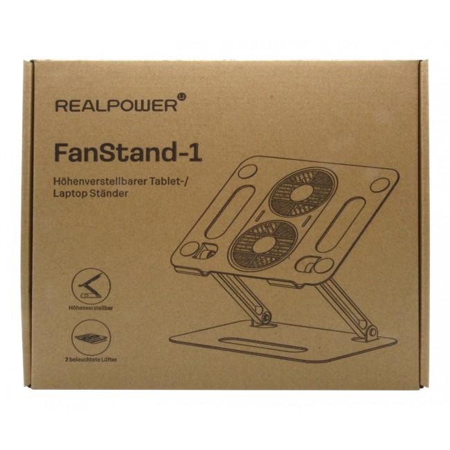 RealPower 495562 laptop stand Stainless steel 43.2 cm (17 RealPower 495562 laptop stand Stainless steel 43.2 cm (17