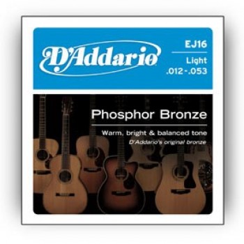 D'Addario EJ16 - acoustic guitar strings (12 53)